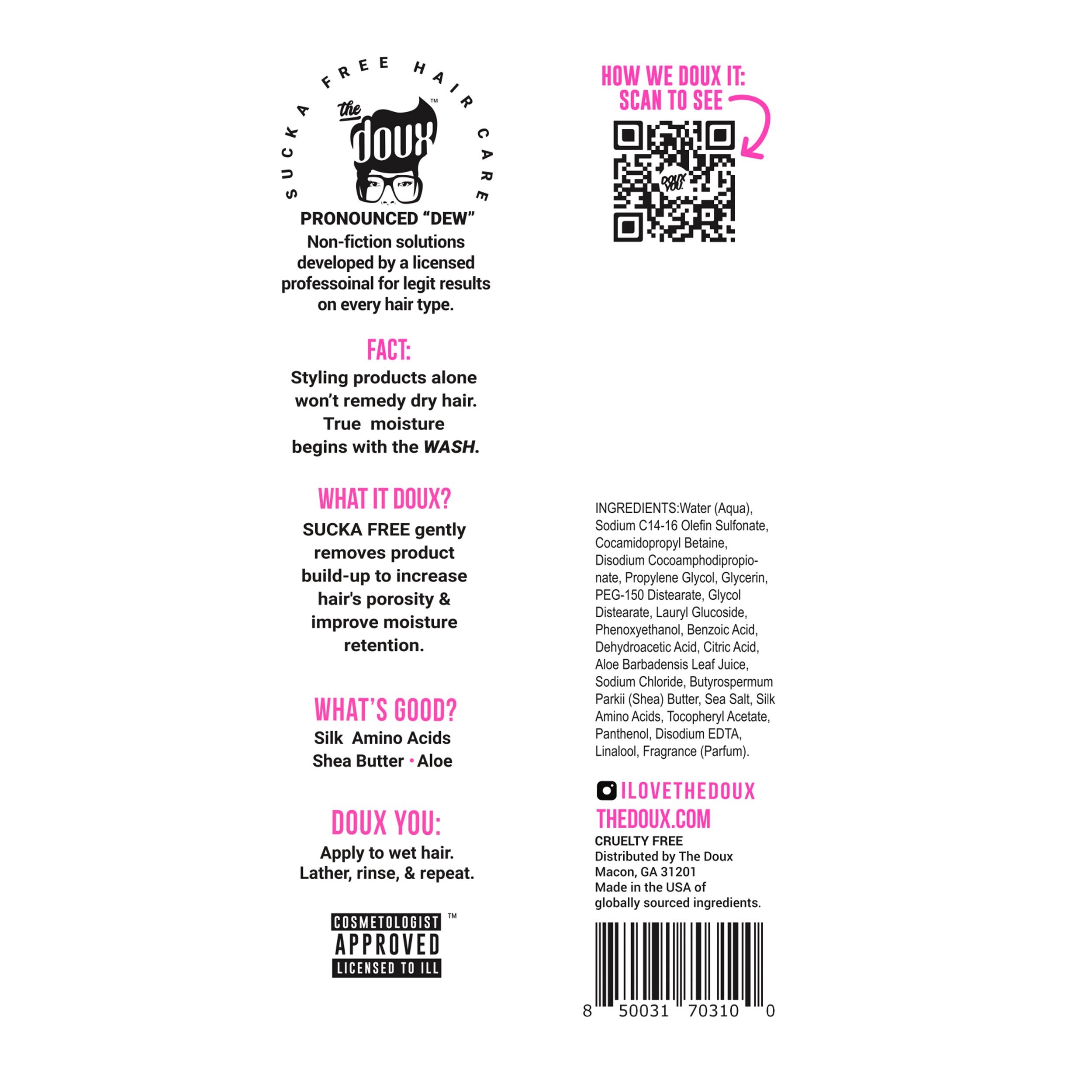 SUCKA FREE Moisturizing Shampoo®