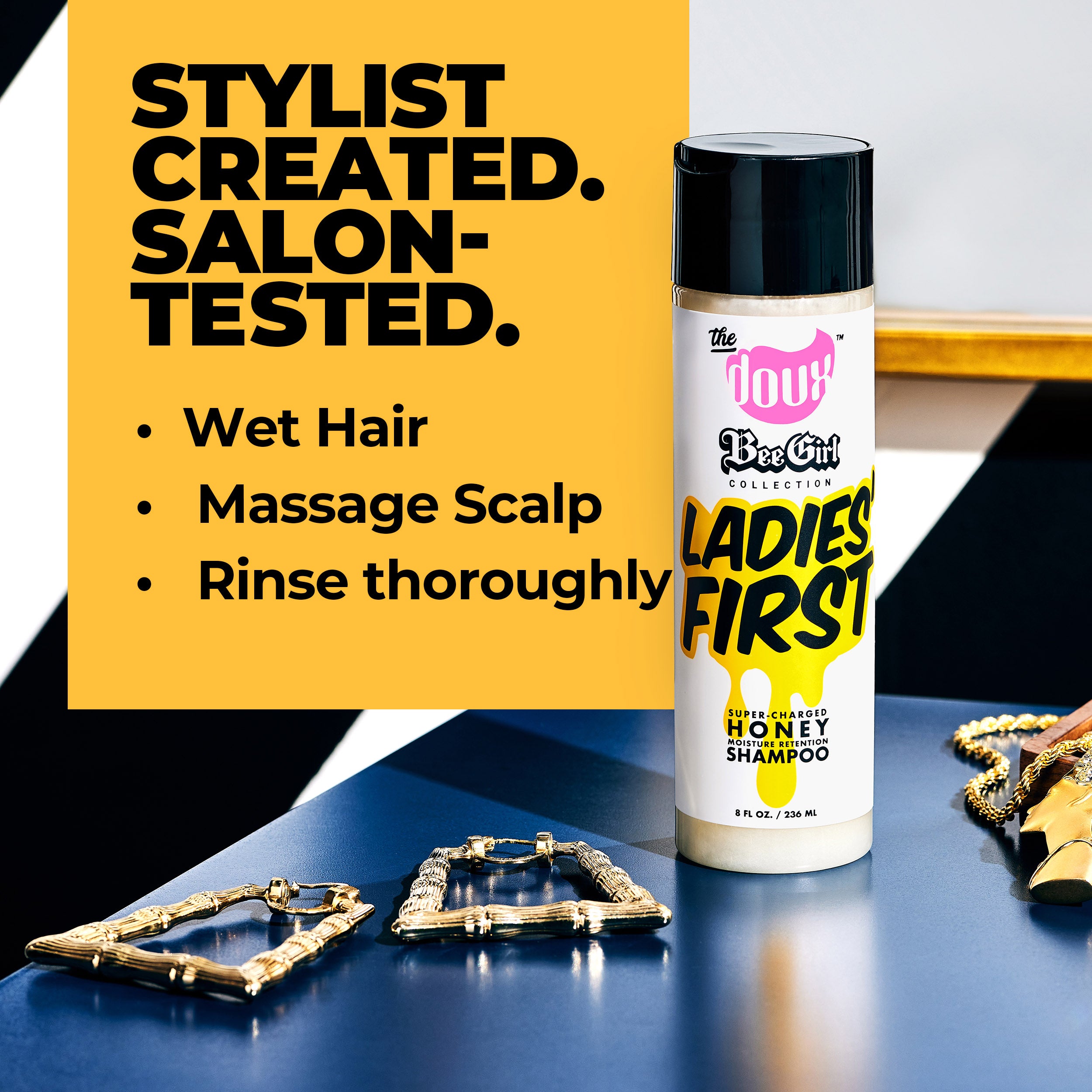 LADIES FIRST Honey Shampoo 8oz