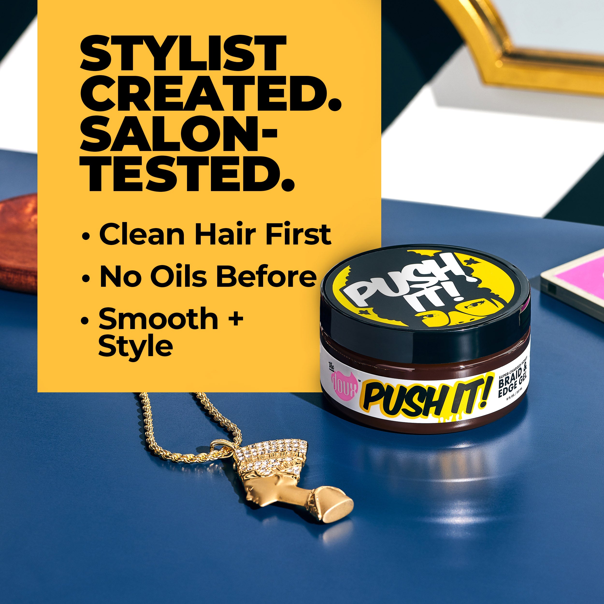 PUSH IT! Honey Braid & Edge Gel 2oz