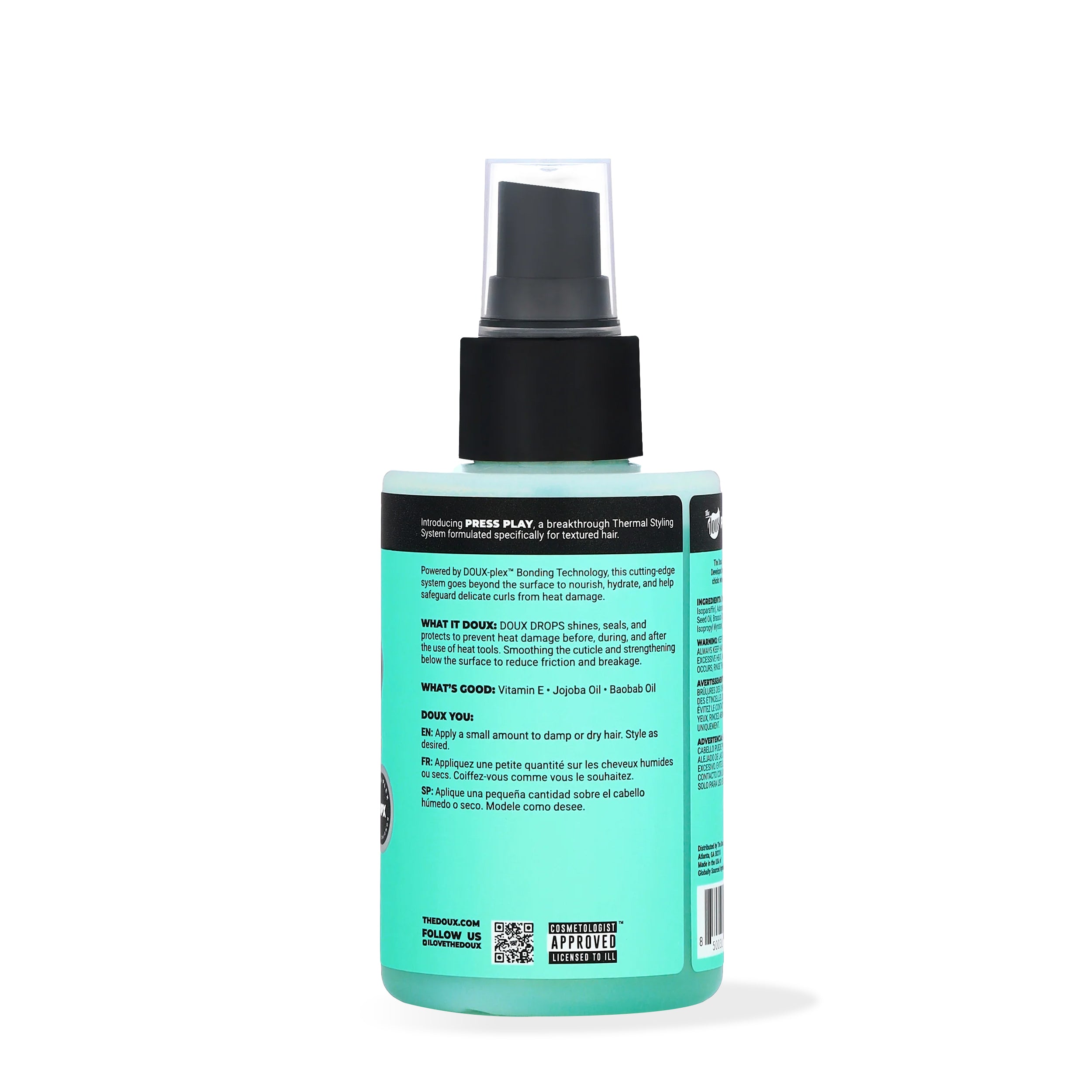 DOUX DROPS Bonding Polish Spray 4oz