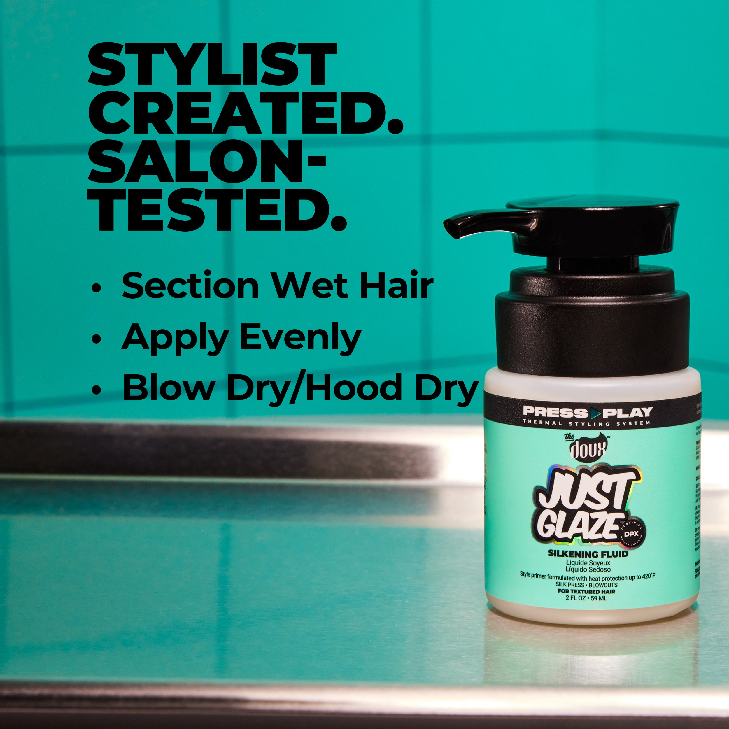 JUST GLAZE Silkening Fluid 2oz
