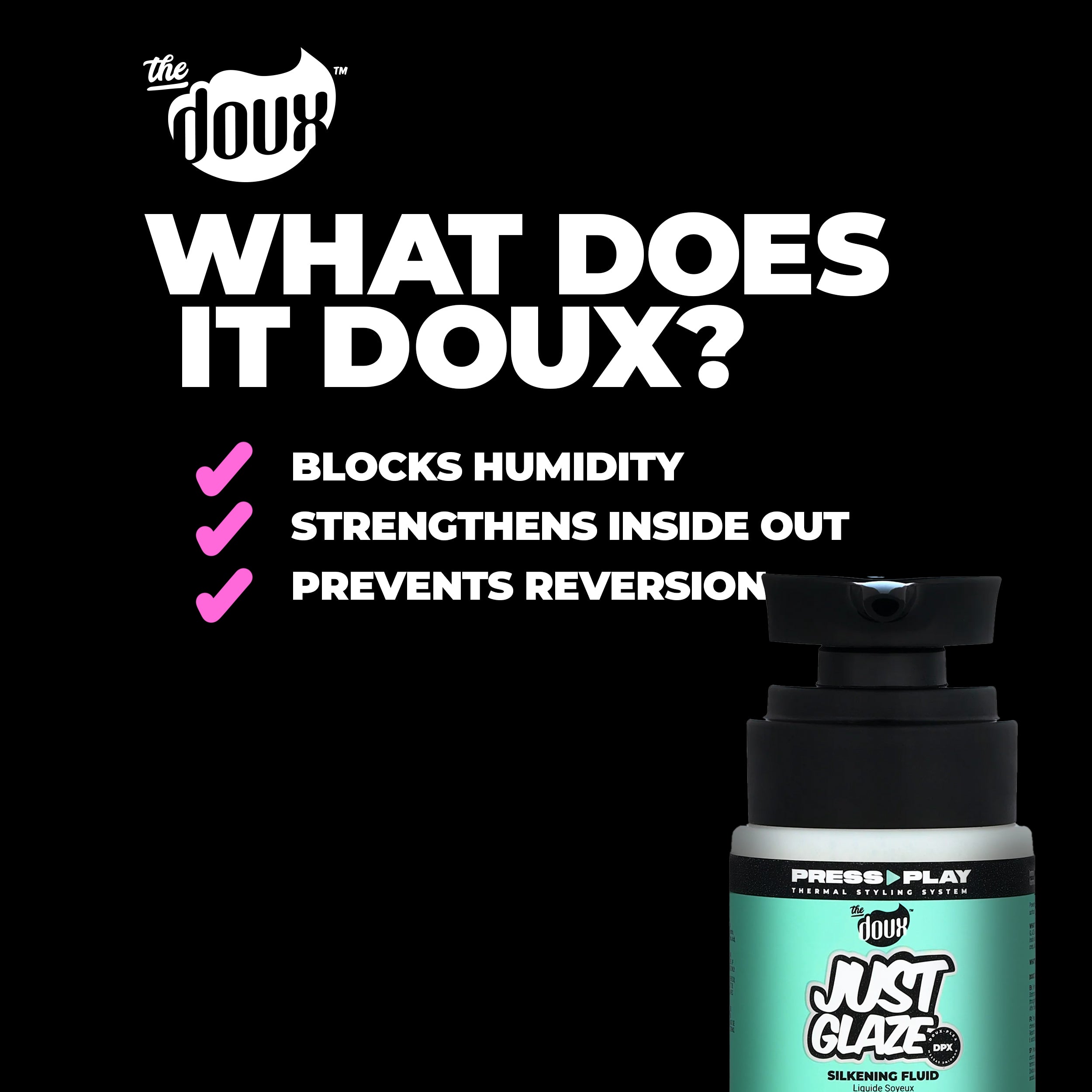 JUST GLAZE Silkening Fluid 2oz