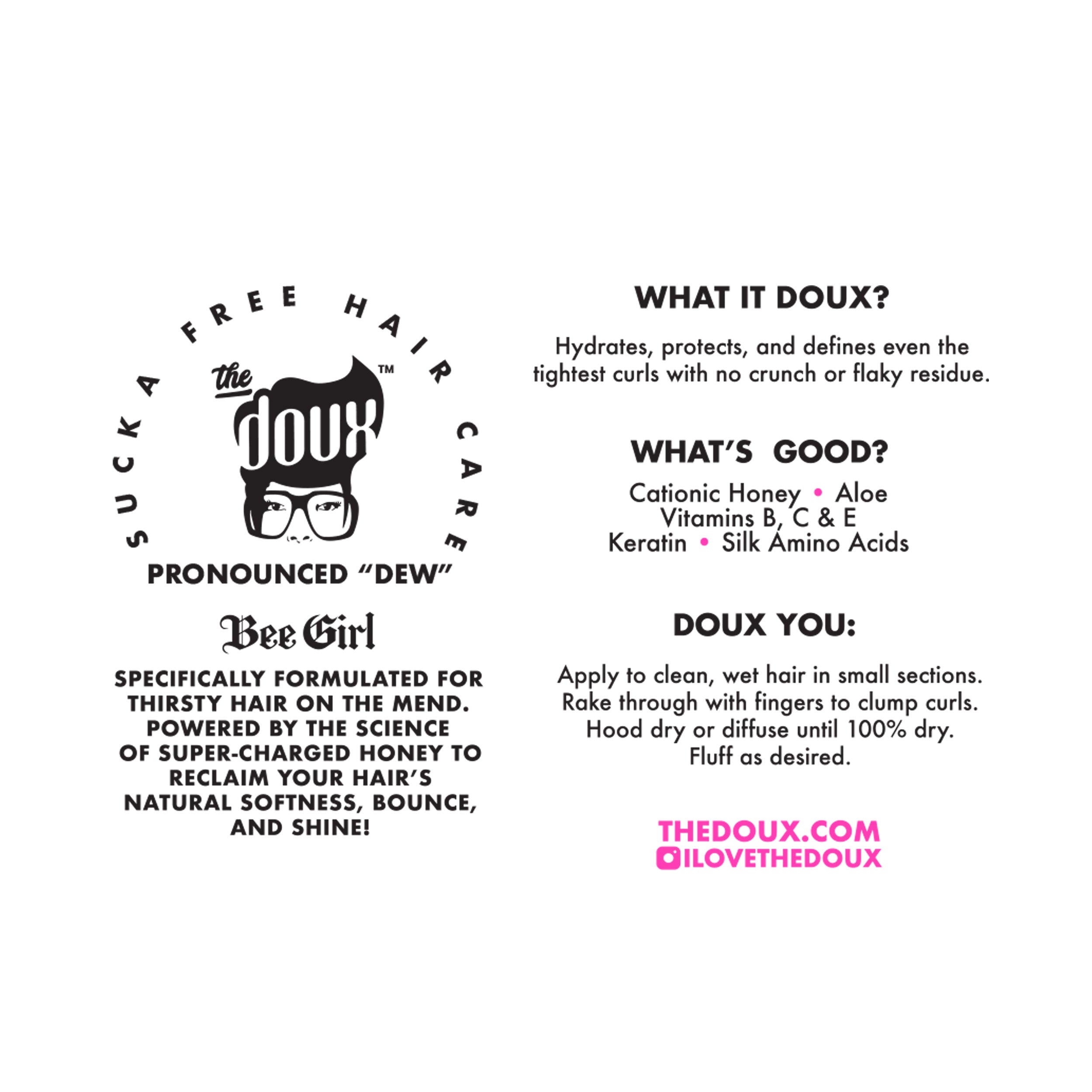 BEE GIRL Honey Curl Custard 16oz